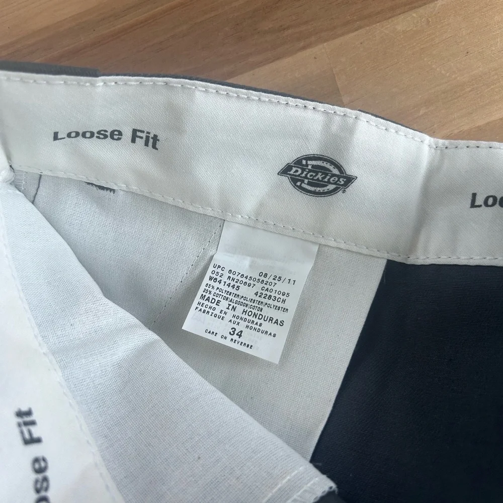 Dickies Charcoal Gray Work Shorts grandeur 34 - Picture 3 of 3